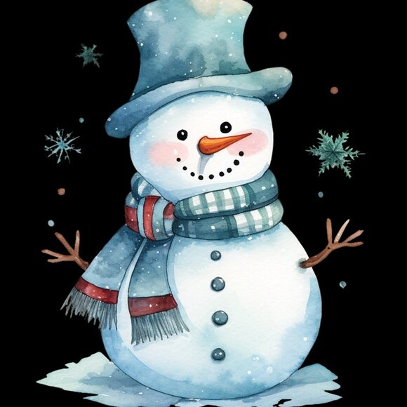 Snowman Kitchen Towel Set, Christmas Winter Dish Towel, Baby It's Cold Outside - Picture 3 of 9